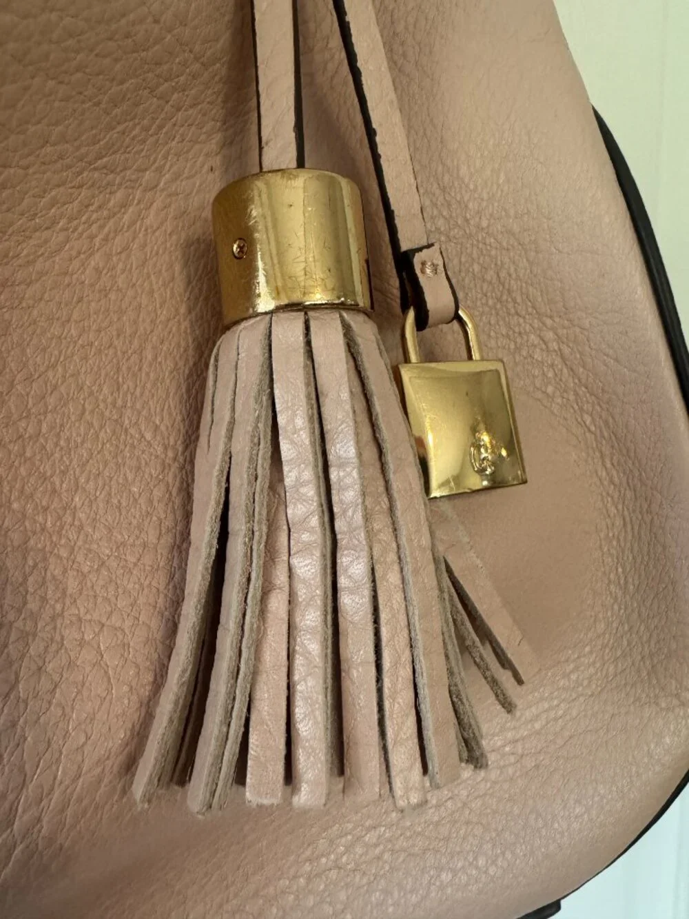 Soft & Sophisticated! G.I.L.I. Blush Pink Leather Hobo Bag